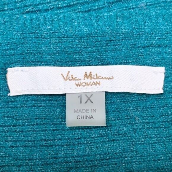 Vila Milano Women’s Size 1X Dolman Sleeves Ribbed Knit Sweater - Picture 9 of 11